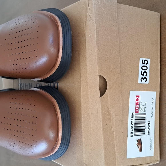Bruno Marc Smart Casual Oxford Style Sneakers - Brown/Black - Size: Men 12 - Picture 4 of 10